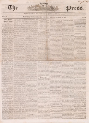 Union County Ohio Official Website - Newspaper Collection Online